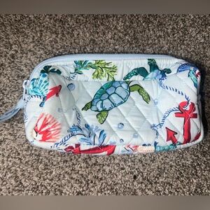VERA BRADLEY ‘Anchors Aweigh’ Quilted makeup bag